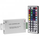 RGB LED Controller with Wireless IR Remote - Dynamic Color-Changing Modes - 3 Amps/Channel - RGB Controller with Remote
