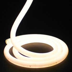 Neon LED Strip Lights - Circular 360° LED Neon Flex - 18mm Wide - Warm White 3000K - 24V - 5m