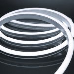 Neon LED Strip Lights - Maxi Horizontal Bend 12x17mm LED Neon Flex - Cool White 6000K - IP67 - 24V - 5m