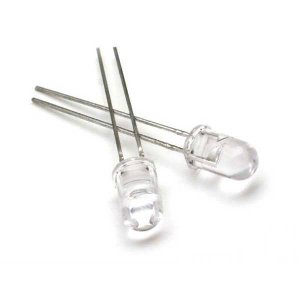 5mm LED - Frosted White 70 Degree Viewing Angle