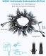 50pcs 12V DC WS2811 LED Pixels - 12mm, Diffused Digital RGB Addressable, IP68 Waterproof