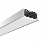 3 Inches Strip Lighting Channel For Recessed Mounting - Recessed-Mount - For Strips Up To 60mm - 1m / 2m