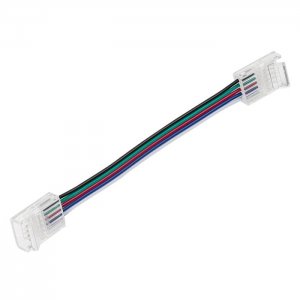 4" Solderless Clamp-On Jumper Connector - 12mm RGBW LED Strip Lights