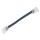 Solderless Clamp-On LED Strip Light to Wire - 12 mm RGBW Strips - 22 AWG