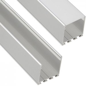 LIPOD Aluminum Channel - Surface - For Strips Up To 21mm - 1m / 2m