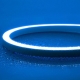 RGB Neon LED Strip Light - Architectural Color-Changing LED Neon Flex - Horizontal Bend 16mm Wide - 16x17mm - 24V - IP68 - 5m