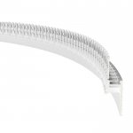 Side Bending Drywall Flexible Baseboard LED Channels - Recessed-Mount - For Strips Up To 8mm - 1m / 2m