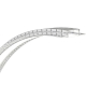 3.2 Inches Plaster In Bendable LED Tape Aluminum Channel - Recessed-Mount - For Strips Up To 32mm - 1m / 2m