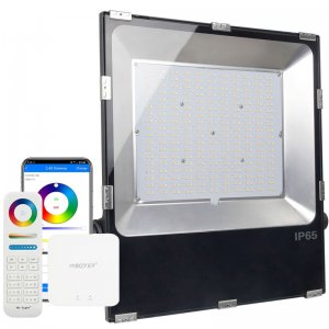 200W Smart RGBTW LED Flood Light Fixture - MiLight / MiBoxer RGB+Tunable White - Up To 18400 Lumens