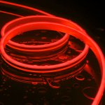 Neon LED Strip Lights - Mini LED Neon Flex - 4x10mm - Red - 12V - 5m