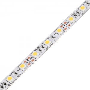 5m White LED Strip Light - Radiant Series LED Tape Light - 12V / 24V - IP20