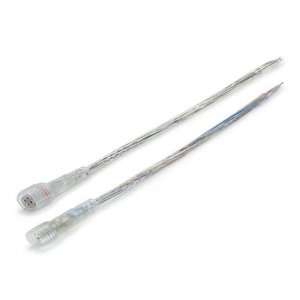 4 Pin 1 Pairs Transparent Male Female Waterproof Connector Cable Wire Cord 4 x 0.3 MM For RGB LED Strip Lights