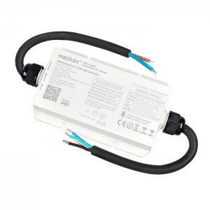MiBoxer 5-in-1 Waterproof LED Controller - IP67 - 6 Amps/Channel - 12-36 VDC - CCT / RGB / RGB+CCT - Remote / Wi-Fi Hub