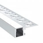 F Bead Plasterboard LED Channels For Linear LED Lighting - Recessed-Mount - For Strips Up To 10mm - 1m / 2m