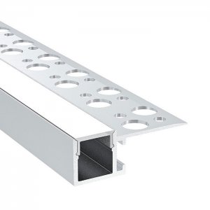 F Bead Plasterboard LED Channels For Linear LED Lighting - Recessed-Mount - For Strips Up To 10mm - 1m / 2m