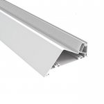Knife Edge Plaster-in Aluminum LED Channels For Cove Lights - Recessed-Mount - For Strips Up To 18mm - 1m / 2m