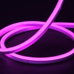 Neon LED Strip Lights - Essential Mini LED Neon Flex - 10x15mm - Pink - 24V - 5m
