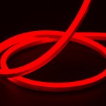 Neon LED Strip Lights - Essential Mini LED Neon Flex - 10x15mm - Red - 24V - 5m