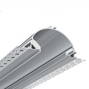 Dome Plasterboard LED Channels For Indirect Ceiling Lighting - Recessed-Mount - For Strips Up To 10mm - 1m / 2m