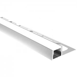 Tile Edge Recessed LED Strip Light Profiles - Recessed-Mount - For Strips Up To 10mm - 1m / 2m