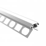 Outside Corner Marble LED Profiles - Recessed-Mount - For Strips Up To 10mm - 1m / 2m
