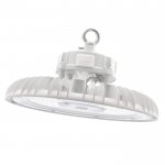 White Sensor Ready UFO LED High Bay Light - 150W Max - Selectable Wattage and CCT - Up to 24,000 Lumens
