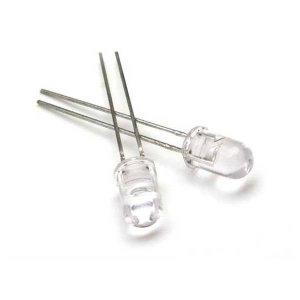 5mm LED - White 50 Degree Viewing Angle