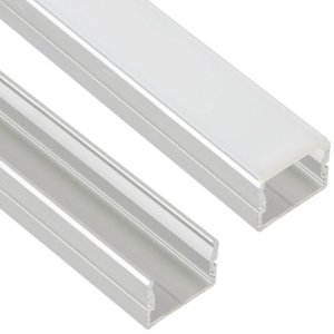 SILER Aluminum Channel - Surface - For Strips Up To 14mm - 1m / 2m