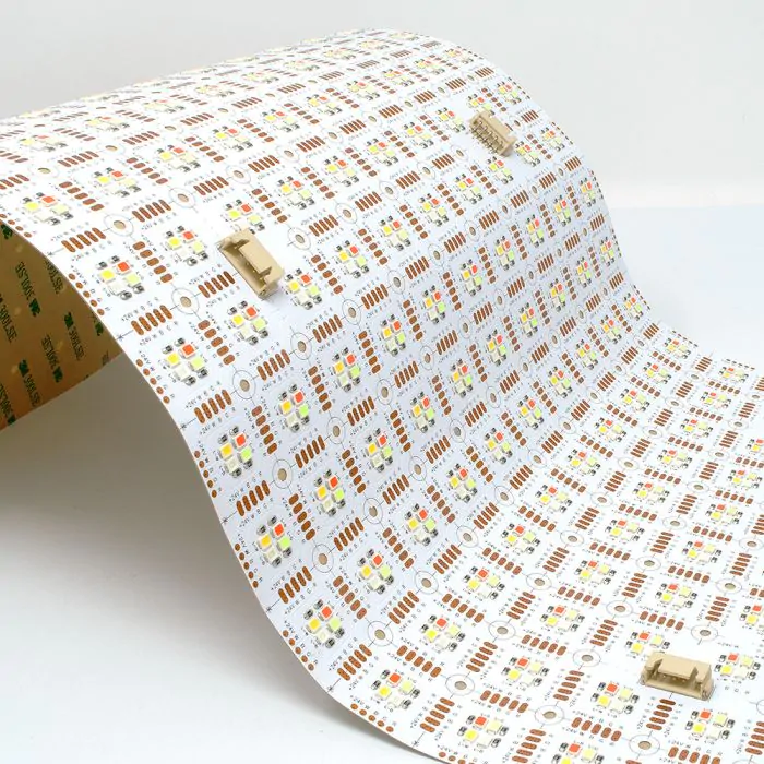 Honeycomb Flexi LED Light Sheet | 24V | IP20 | 18.9” x 9.5” | RGB+W (3000K / 4000K / 6500K)