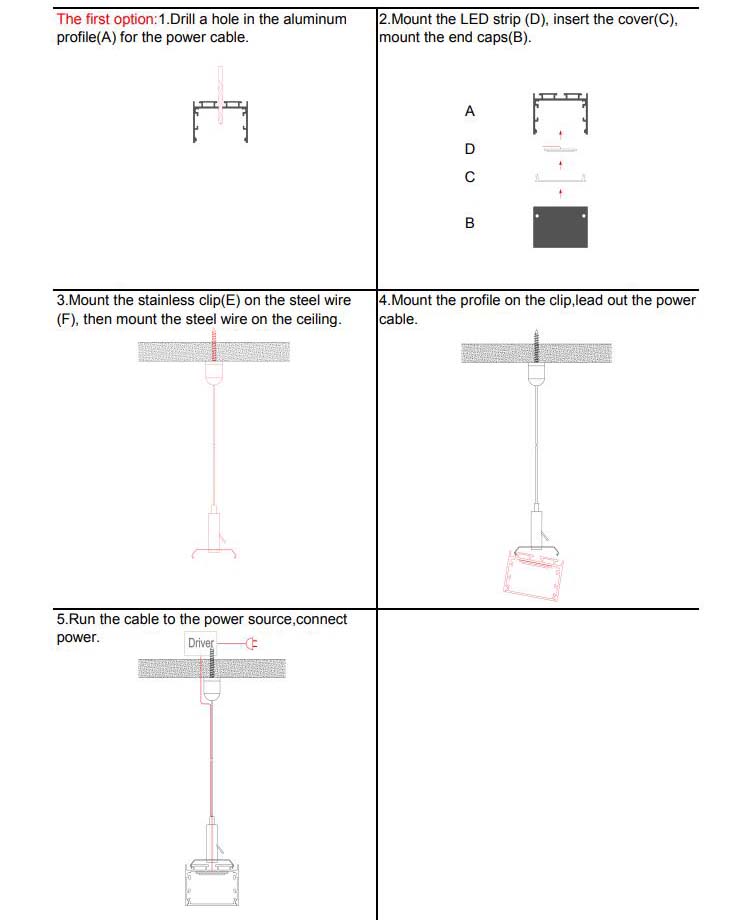 Side Bending Plaster-in LED Strip Channels For Cove Lighting - Recessed-Mount - For Strips Up To 10mm - 1m / 2m
