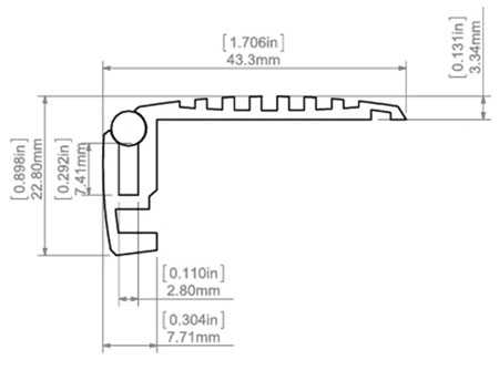 SILER Aluminum Channel - Surface - For Strips Up To 14mm - 1m / 2m